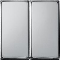 Лицевая панель Gira ClassiX для 2-кл. выключателя хром картинка